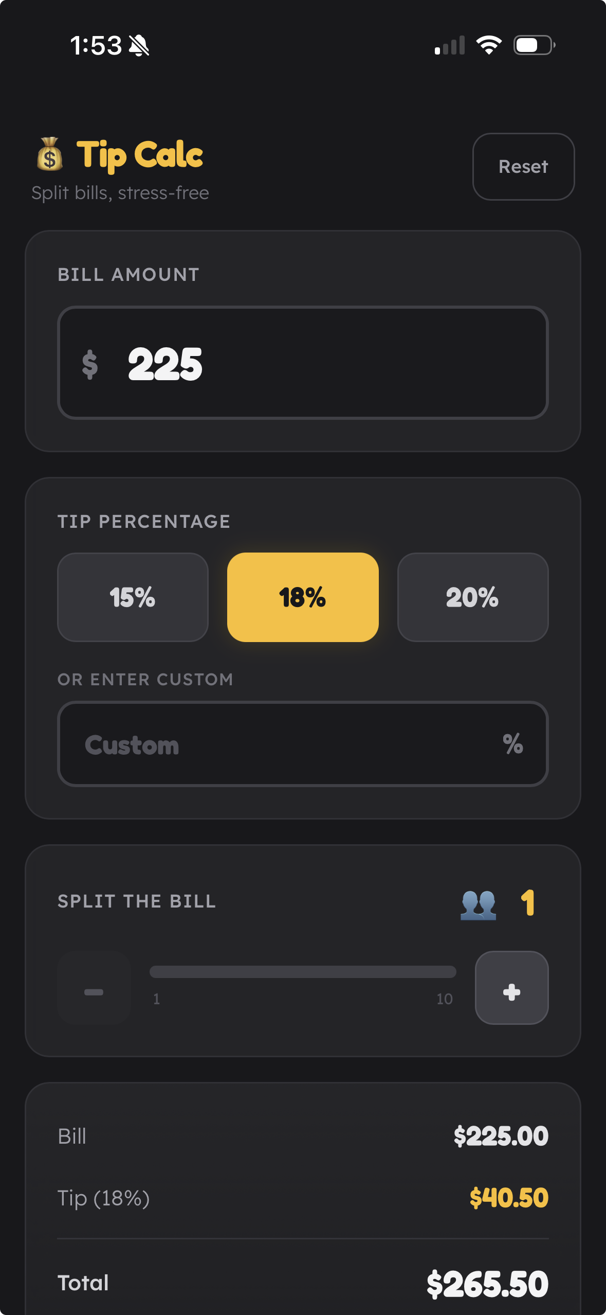 Tip Calculator