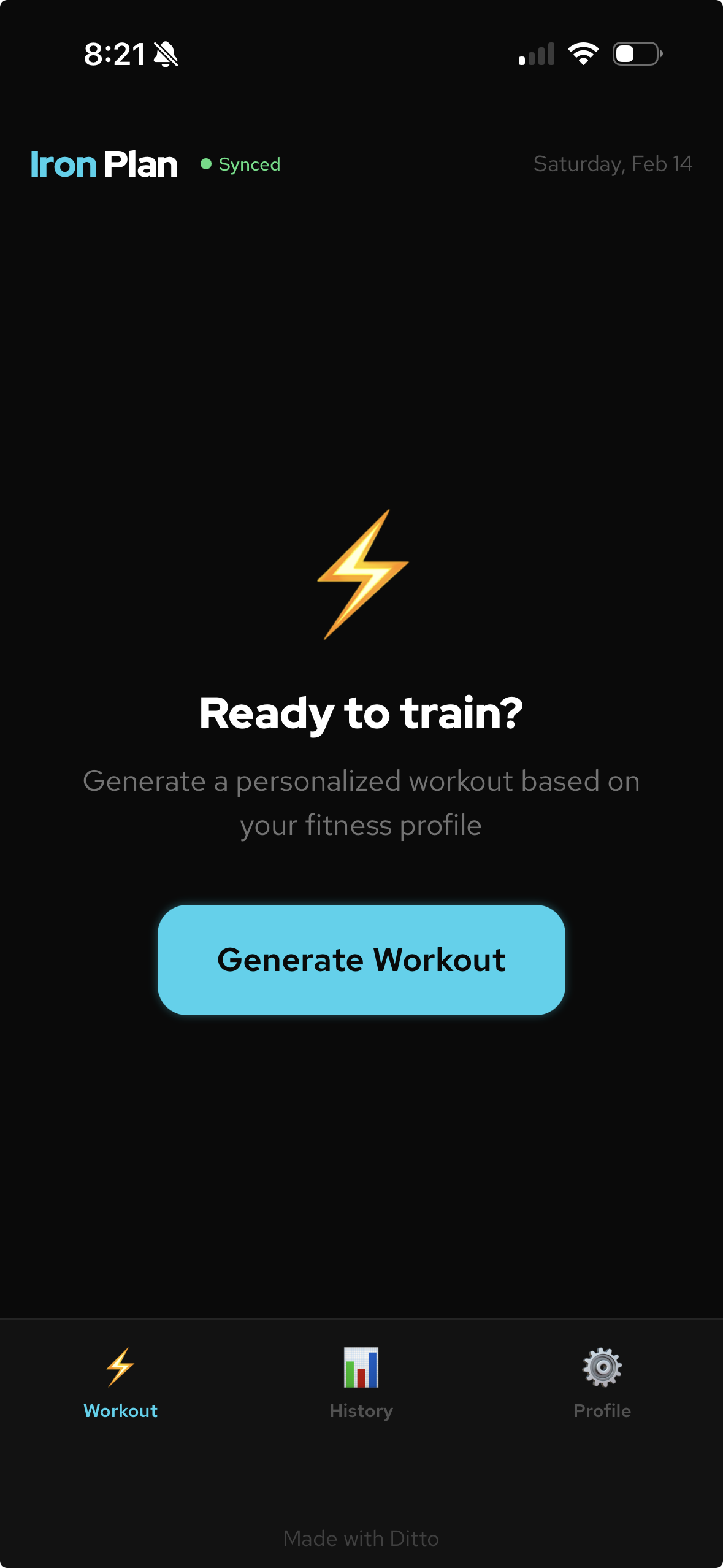 Workout Generator